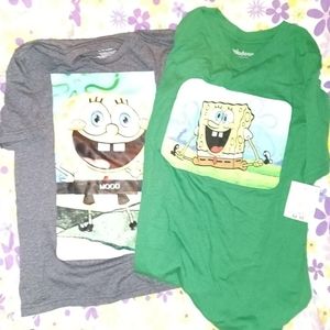 2 SpongeBob shirts